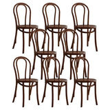 Mid-Century Modern Beech Wood Armless Dining Chair Image - 41