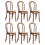 Mid-Century Modern Beech Wood Armless Dining Chair Image - 45