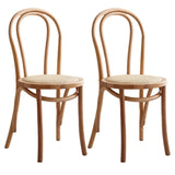 Mid-Century Modern Beech Wood Armless Dining Chair Image - 48
