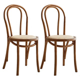 Mid-Century Modern Beech Wood Armless Dining Chair Image - 53
