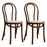 Mid-Century Modern Beech Wood Armless Dining Chair Image - 58