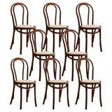 Mid-Century Modern Beech Wood Armless Dining Chair Image - 61