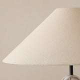 Mid-Century Modern Cone Black Tapered Metal Base Floor Lamp Image - 6