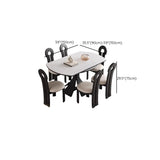 Mid-Century Modern Extendable White Stone Round Dining Table Image - 9