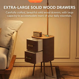 Mid-Century Modern Orange Floor Lamp with Table Drawers Image - 5