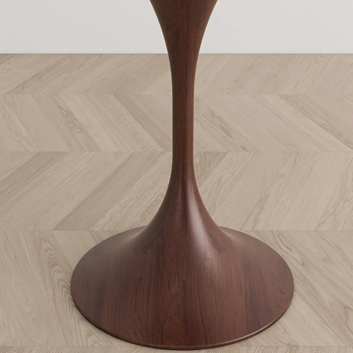 Mid-Century Modern Orange Glass Globe Floor Lamp with Shelf Image - 8