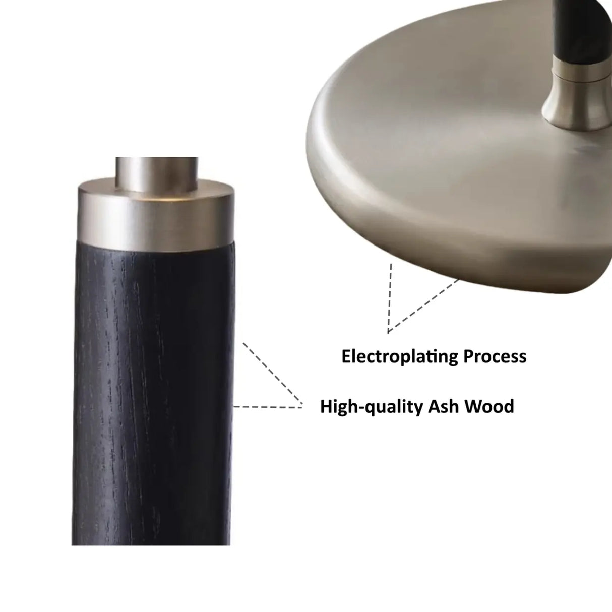 Mid-Century Modern Pull Chain Glass Bowl Round Floor Lamp Image - 5