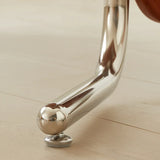 Mid-Century Modern Rectangular Stone Top Shelf Dining Table Image - 7