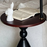 Mid-Century Modern Shelf Adjustable Orange Globe Floor Lamp Image - 8