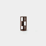 Mid-Century Modern Stand Wood Vertical Corner Bookshelf Image - 10