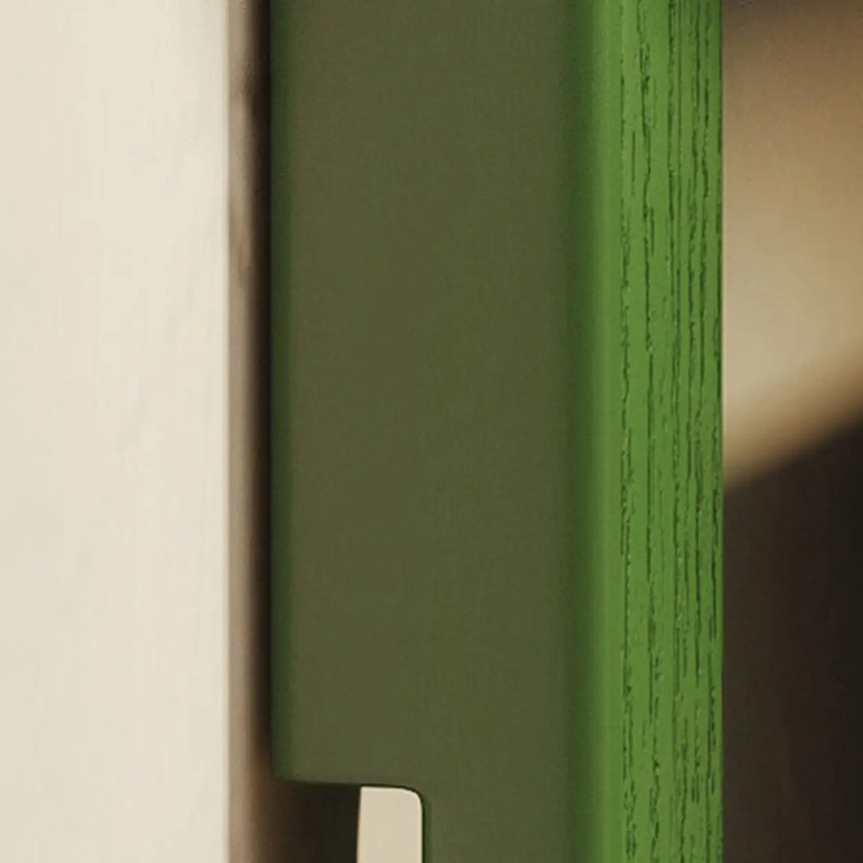 Mid-Century Modern Stand Wood Vertical Corner Bookshelf Image - 9