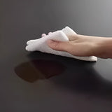 Mid-Century Modern Wood Brick Pedestal Round Dining Table Image - 7