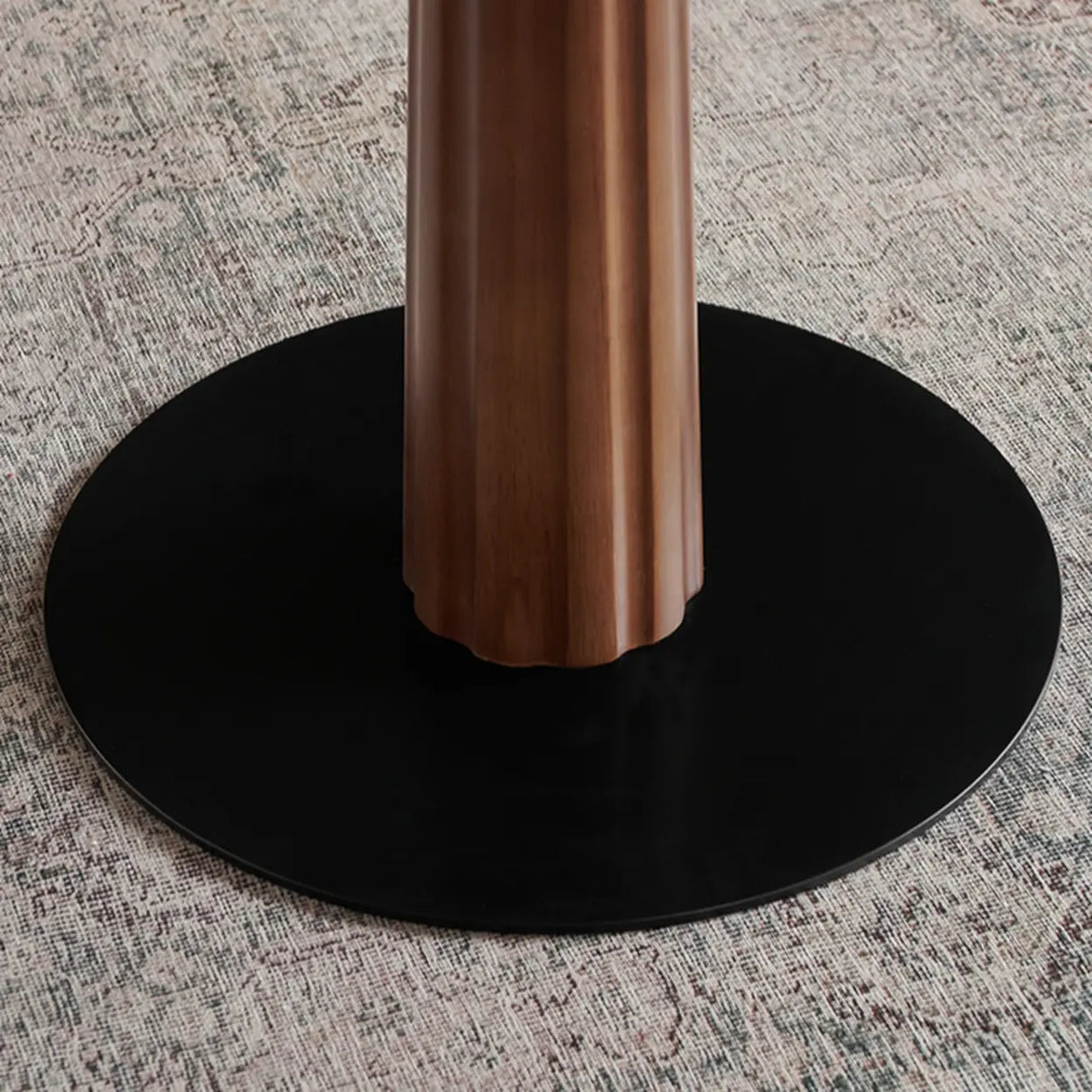 Mid-Century Modern Wood Brown Square Small Dining Table Image - 9