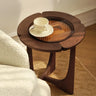 Mid-Century Modern Wood Flower Nesting Coffee Table Image - 3