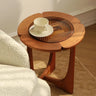 Mid-Century Modern Wood Flower Nesting Coffee Table Image - 7