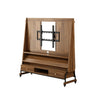 Mid-Century Modern Wood Movable Adjustable TV Mount TV Stand Image - 11