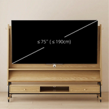 Mid-Century Modern Wood Movable Adjustable TV Mount TV Stand Image - 28