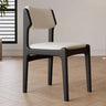 Mid-Century Modern Wood Upholstered Open Back Dining Chair Image - 11
