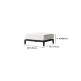 Mildew Resistant Modular Metal Beige Patio Sofa Set Image - 24