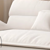 Milk Cocoa Leather L-Shape Left Corner Sectional Image - 6