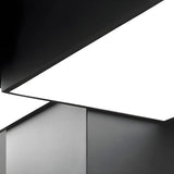 Mini Black Three Cube Dimmable LED Flush Mount Light Image - 6