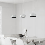 Minimalist 3-Light Cylinder Black Pendant Light Image - 10