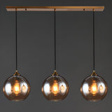 Minimalist 3-Light Globe LED Island Pendant Lights Image - 3