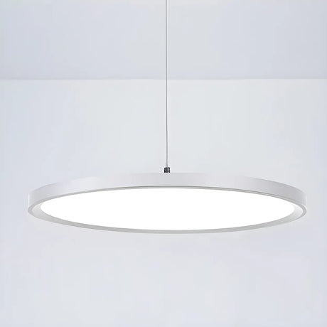 Minimalist Adjustable Round Dimmable LED Pendant Light Image - 2