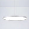 Minimalist Adjustable Round Dimmable LED Pendant Light Image - 2