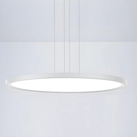 Minimalist Adjustable Round Dimmable LED Pendant Light Image - 3