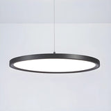 Minimalist Adjustable Round Dimmable LED Pendant Light Image - 5