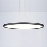 Minimalist Adjustable Round Dimmable LED Pendant Light Image - 7