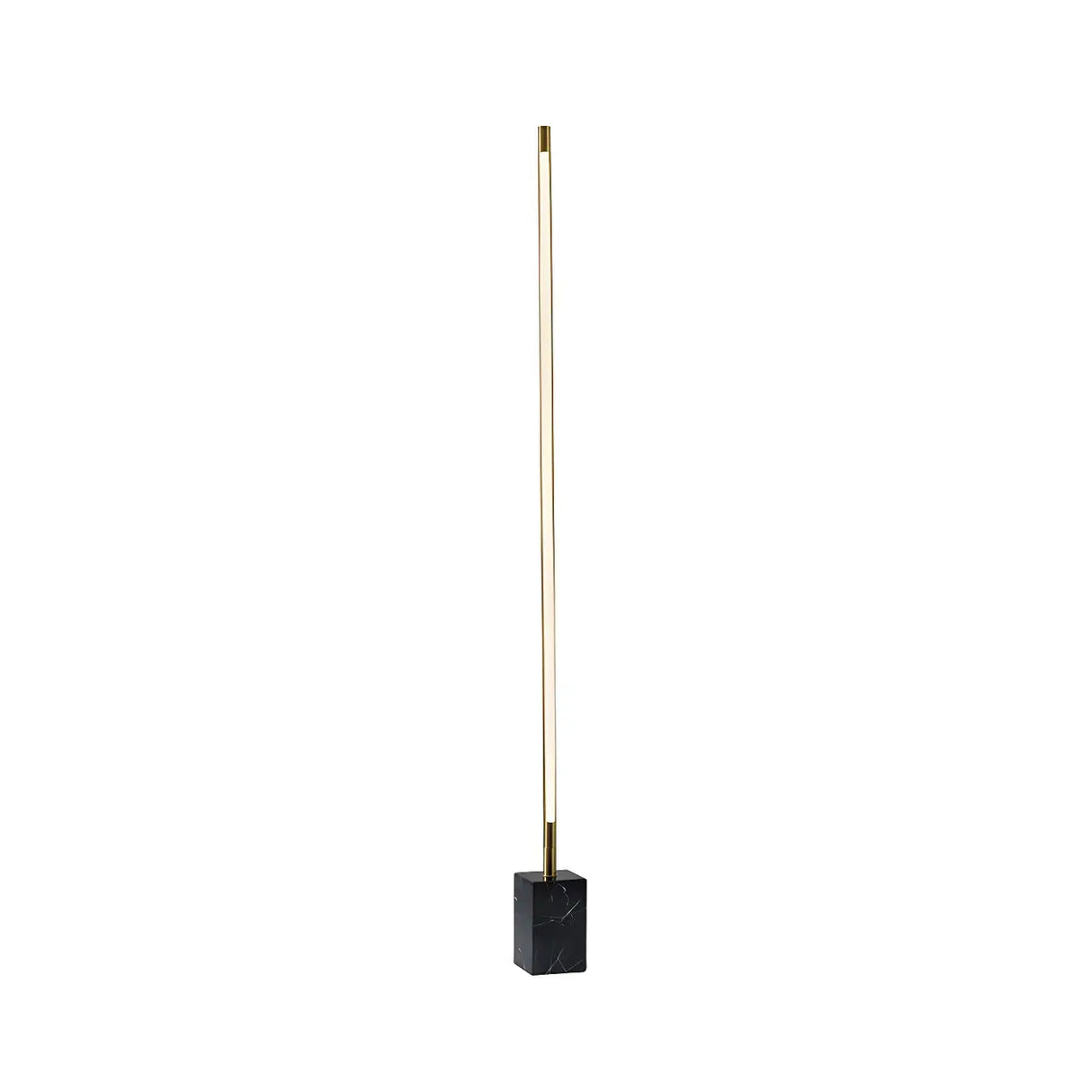 Minimalist Bar Marble Base Living Room LED Floor Lamp Image - 4