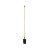 Minimalist Bar Marble Base Living Room LED Floor Lamp Image - 4