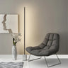Minimalist Bar Marble Base Living Room LED Floor Lamp Image - 5