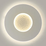 Minimalist Bedroom Round LED Flush Mount Ceiling Light Image - 6