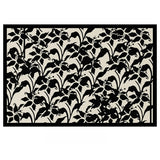 Minimalist Beige Rectangular Skid-Resistant Area Rug Image - 5