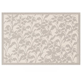 Minimalist Beige Rectangular Skid-Resistant Area Rug Image - 6
