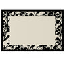 Minimalist Beige Rectangular Skid-Resistant Area Rug Image - 8