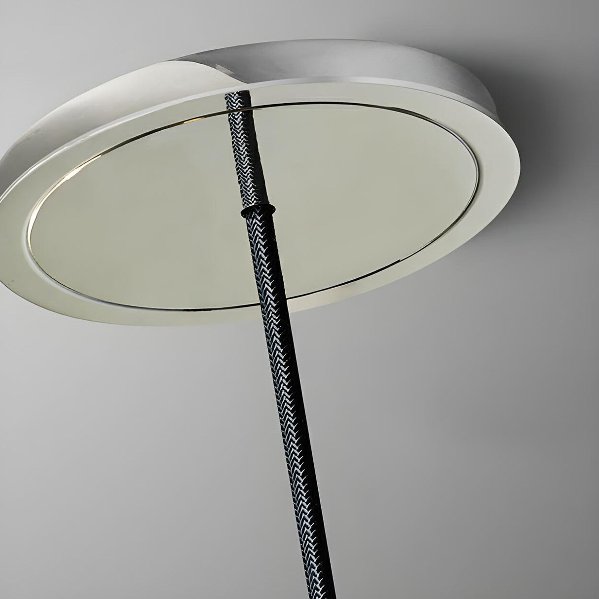 Minimalist Black Crystal Slim Cylinder Bedroom Pendant Light Image - 7