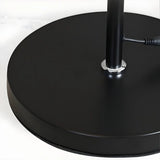 Minimalist Black Disc Adjustable Metal Floor Lamp Image - 12