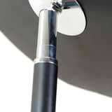 Minimalist Black Disc Adjustable Metal Floor Lamp Image - 13