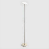 Minimalist Black Disc Adjustable Metal Floor Lamp Image - 7