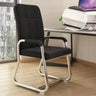 Minimalist Black Fixed Arms Ergonomic Medium Office Chair Image - 20