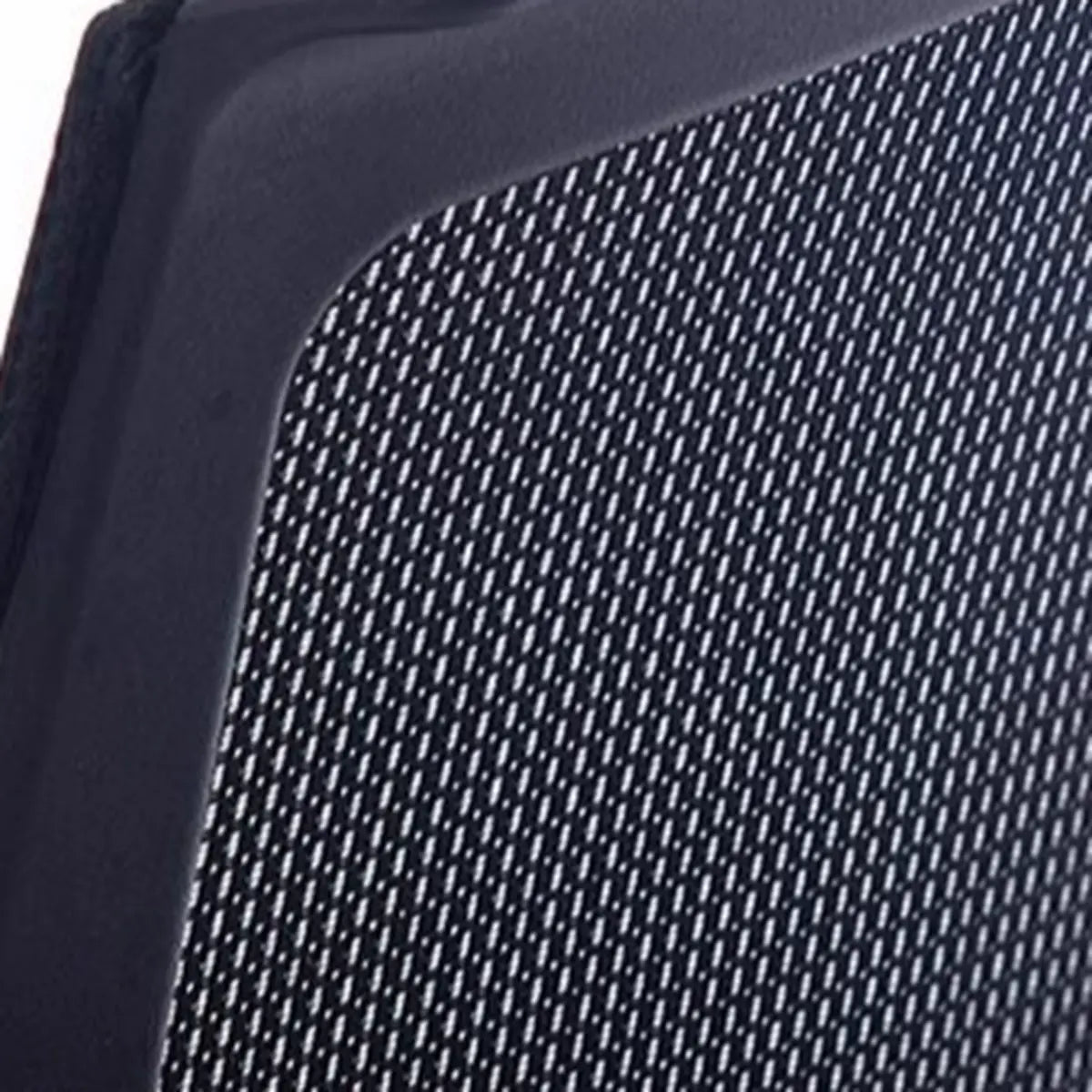 Minimalist Black Fixed Arms Ergonomic Mesh Office Chair Image - 10