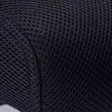 Minimalist Black Fixed Arms Ergonomic Mesh Office Chair Image - 15
