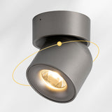 Minimalist Black LED Flush Mount Ceiling Spotlight Image - 6