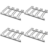 Minimalist Black Metal Hanging Wine Glass Rack Various Sizes Image - 12