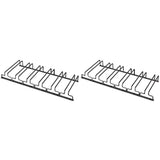Minimalist Black Metal Hanging Wine Glass Rack Various Sizes Image - 21