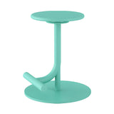 Minimalist Colorful Round Metal Adjustable Bar Stool Image - 12
